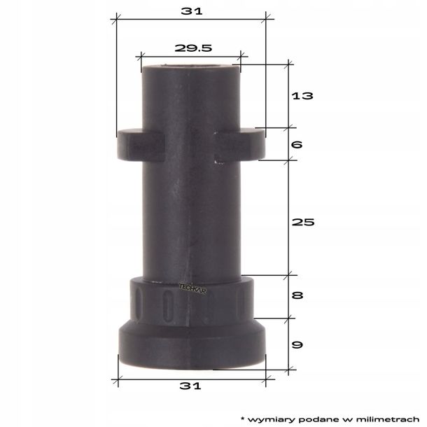 Adapter do KARCHER na LAVOR PARKSIDE pistolet myjk ERLI.pl