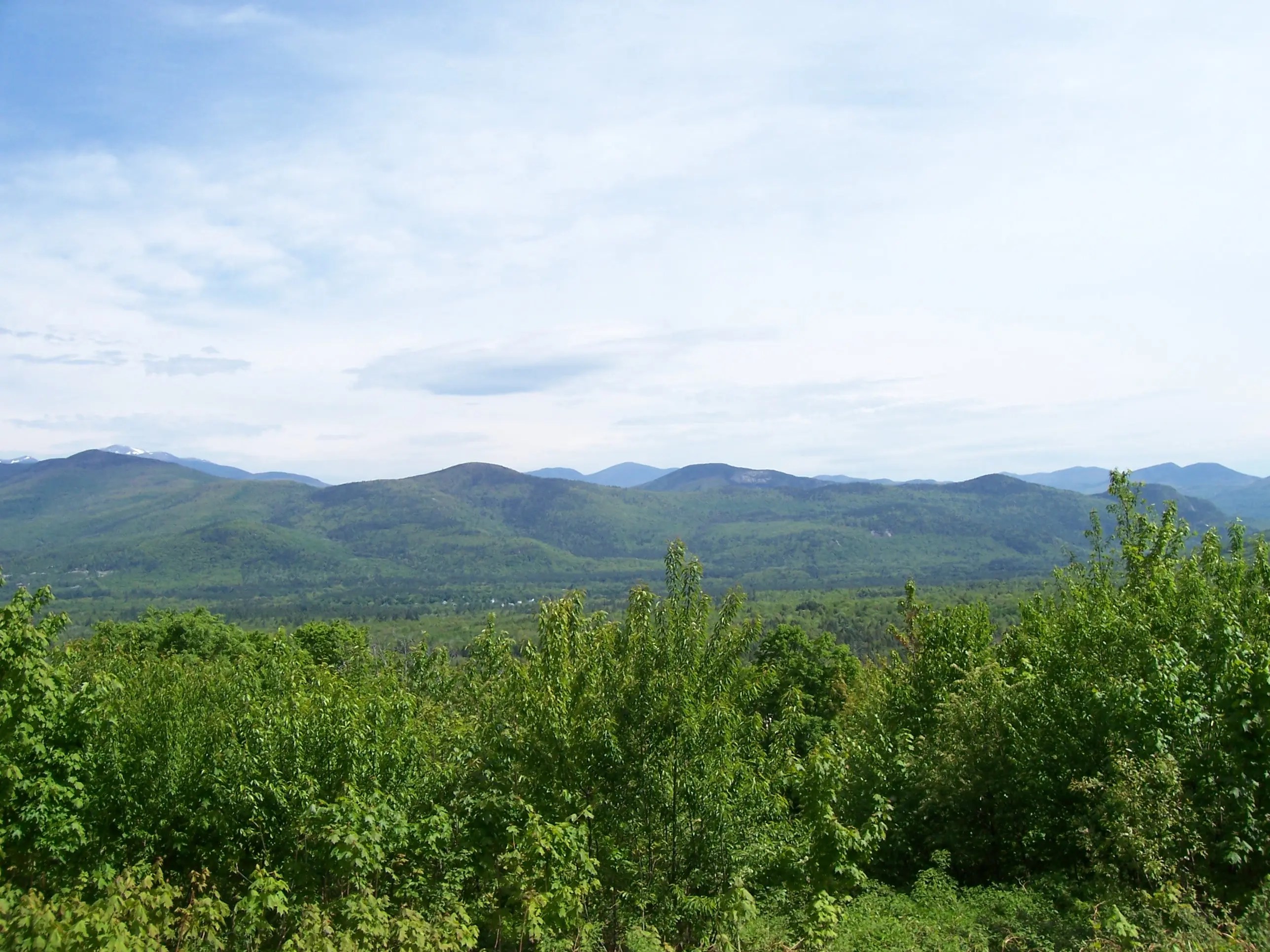 From the second view, looking back towards Bartlett.