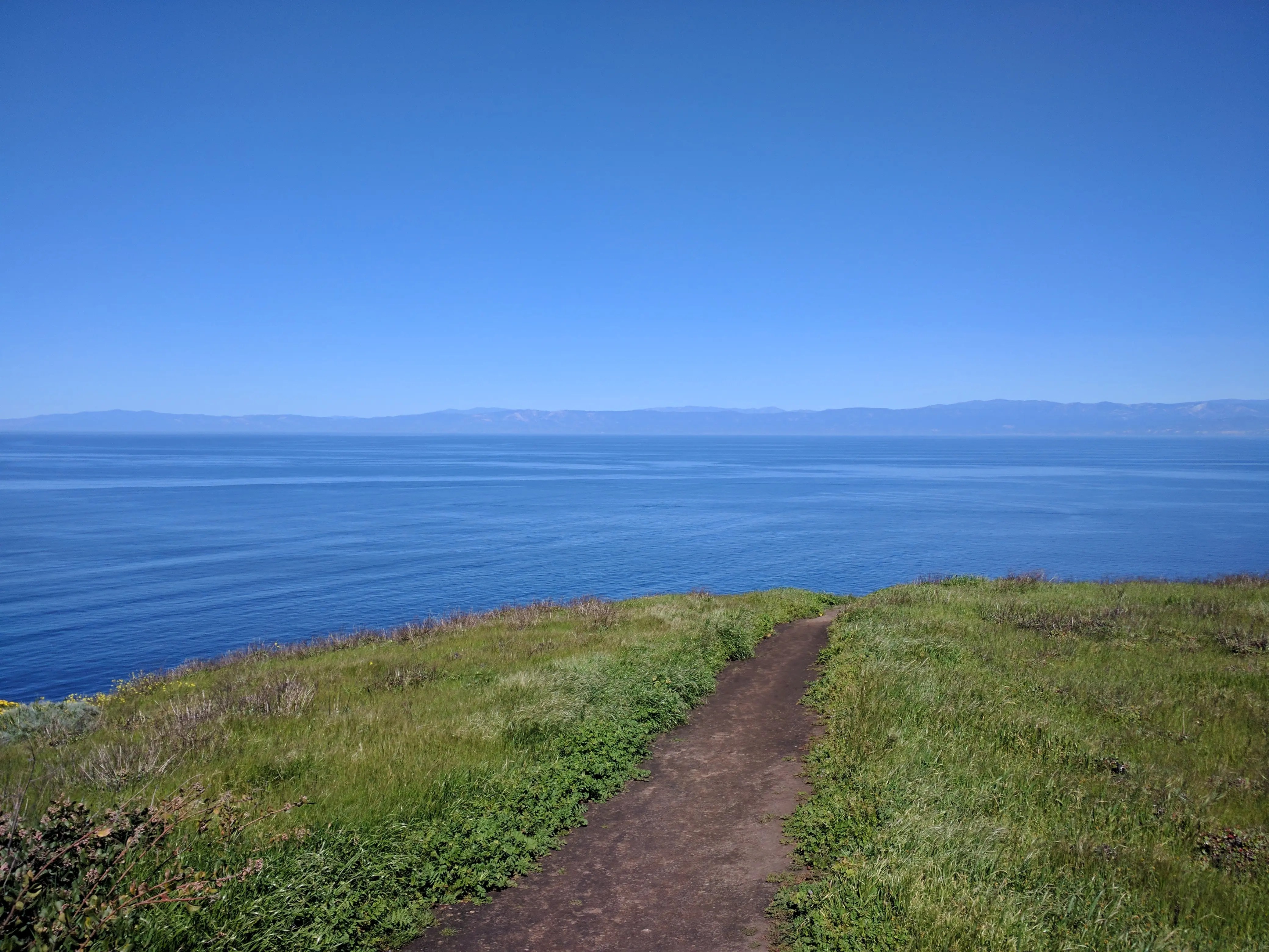 The mainland from the Northern Bluff Trail