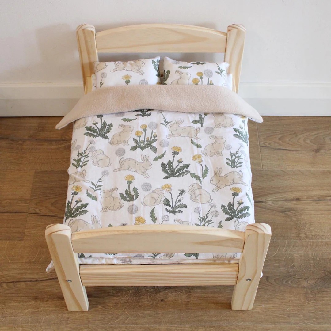 Bunny Bedding for Ikea Bed for Rabbits, Cats, Dolls, Pets Etsy