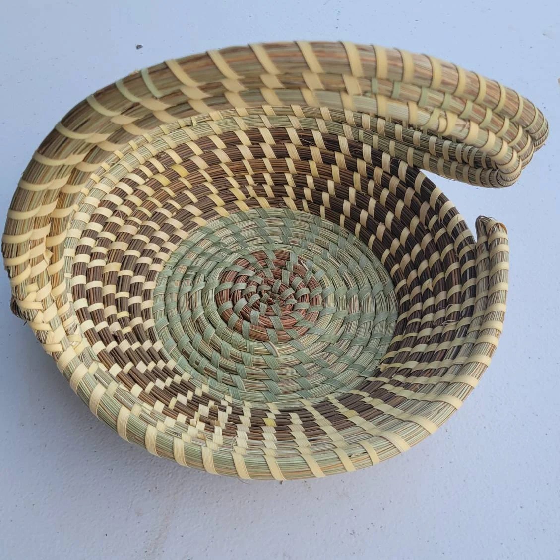 Medium Swivel Handle Fruit Basket Etsy