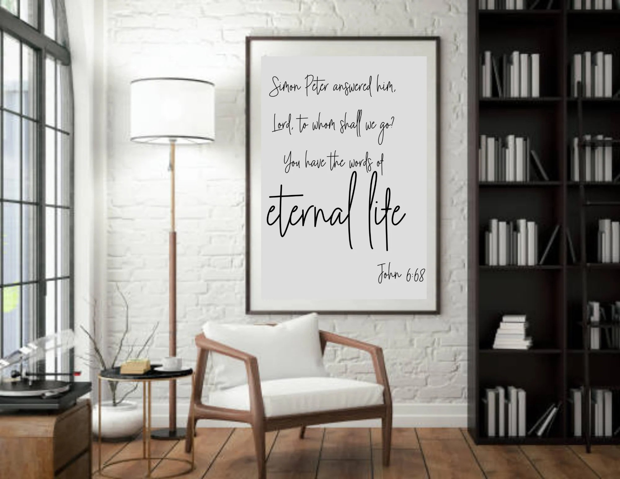 Bible Verse Wall Art Etsy