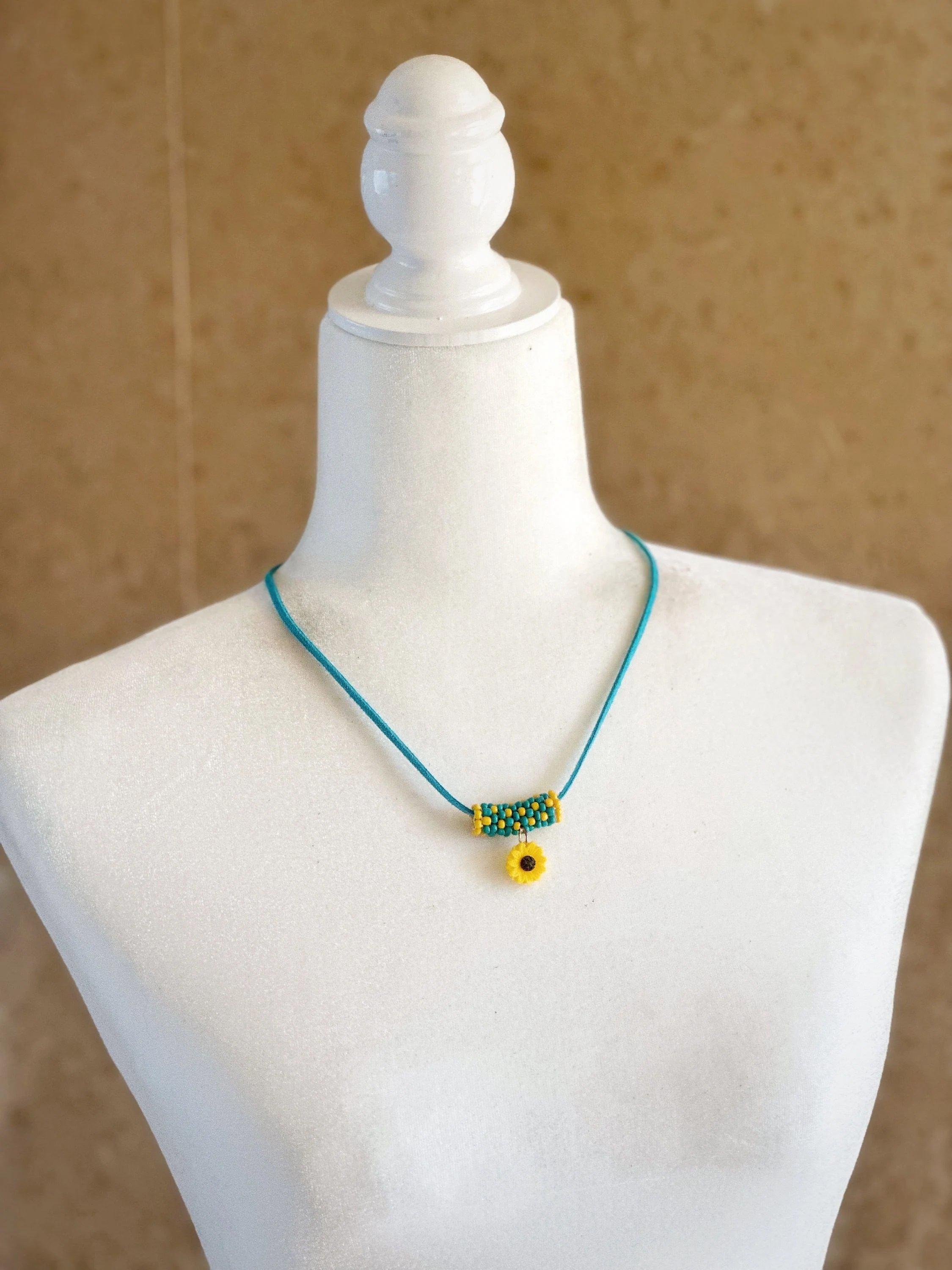 Stand With Ukraine Gift Support Ukraine Sunflower Necklace Etsy