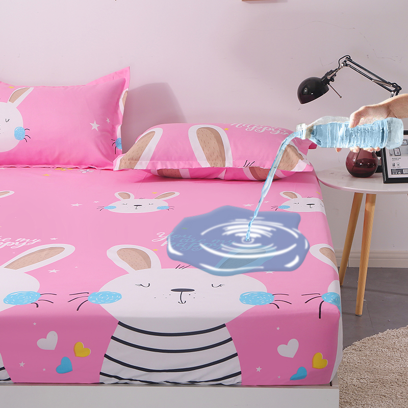 Buy Waterproof bed Li single piece bed cover urine breathable can