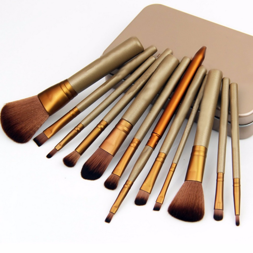 Buy 12 Pcs Beauty Essential Makeup Brushes Set Maquiagem Cosmetic Make