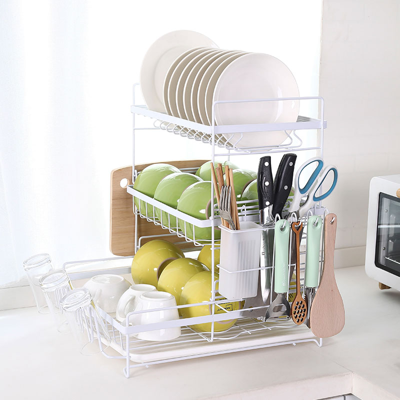 Buy Kitchen multifunctional put bowl rack leaching rack drying bowl rack home water cup dishes
