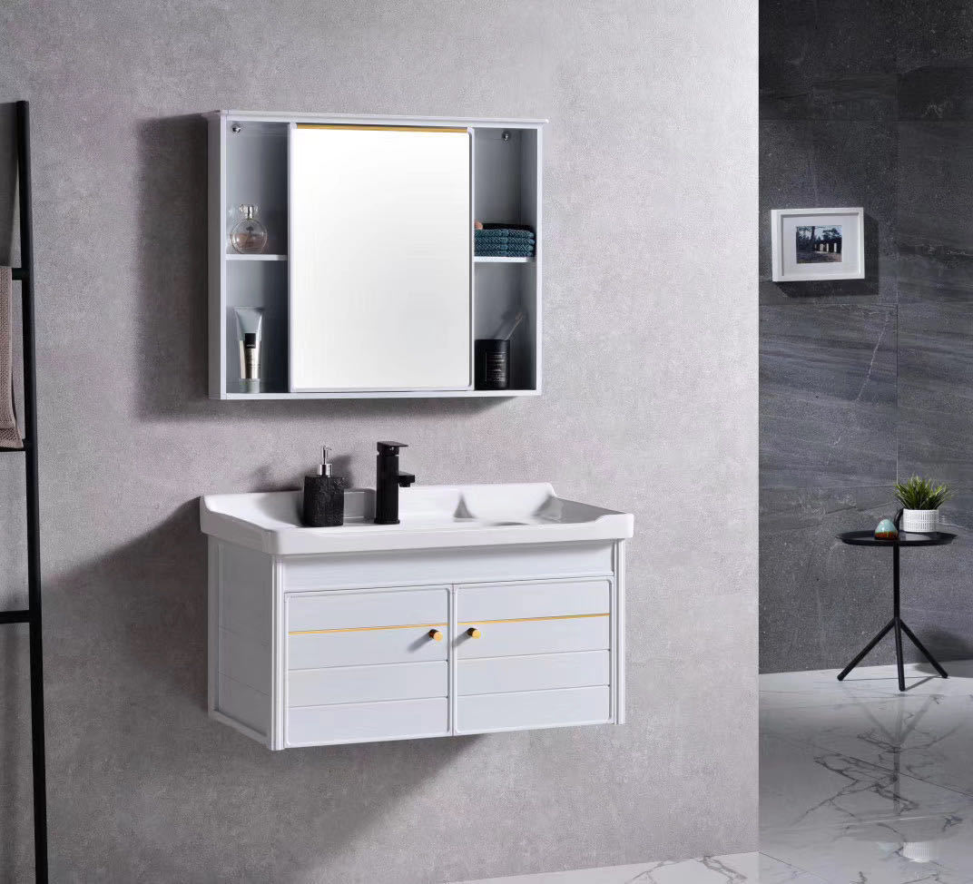 Buy Toilet allaluminum bathroom combination wall washbasin