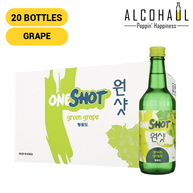 Buy [Best Price][Bundle of 20] ONESHOT Soju / 6 Flavours (Single