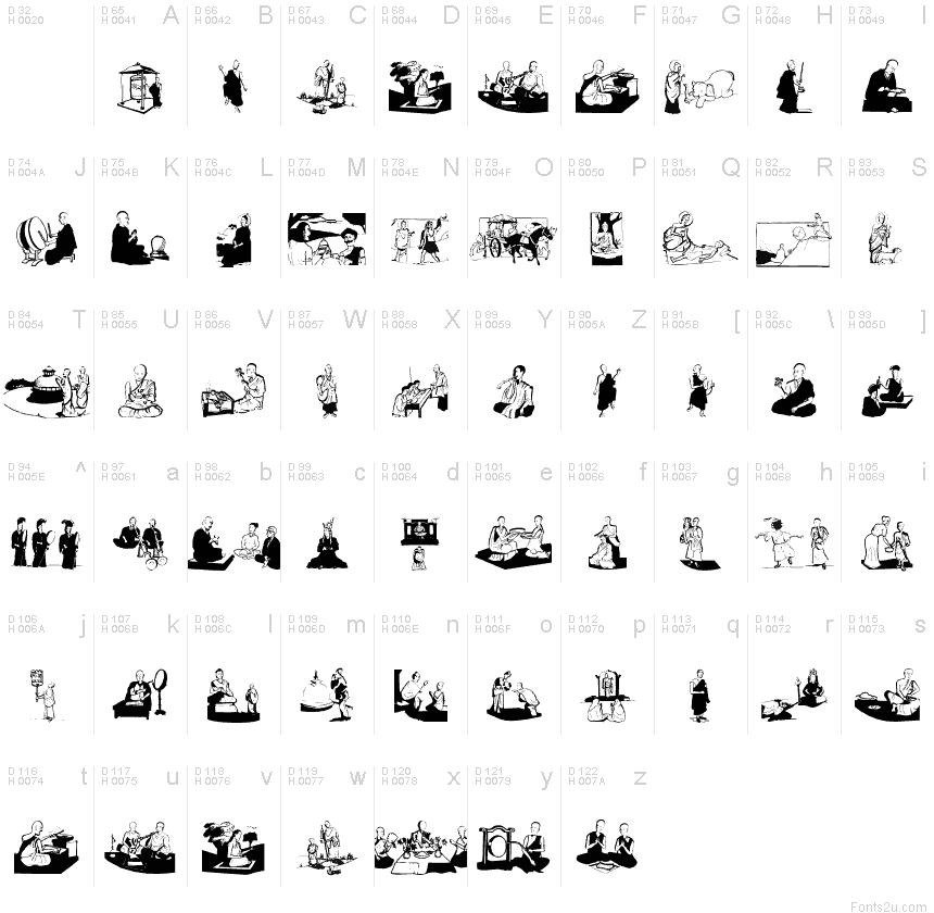 Buddhism font