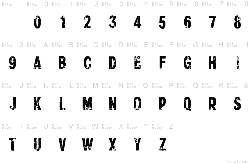 CF Xerography DEMO Regular font