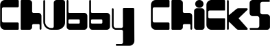 Chubby Chicks Texture font | Fonts2u.com