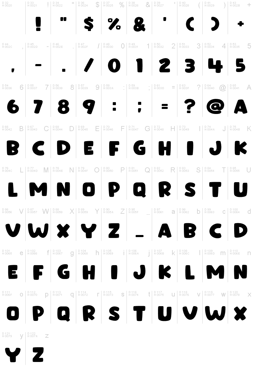 Crispy Tofu font