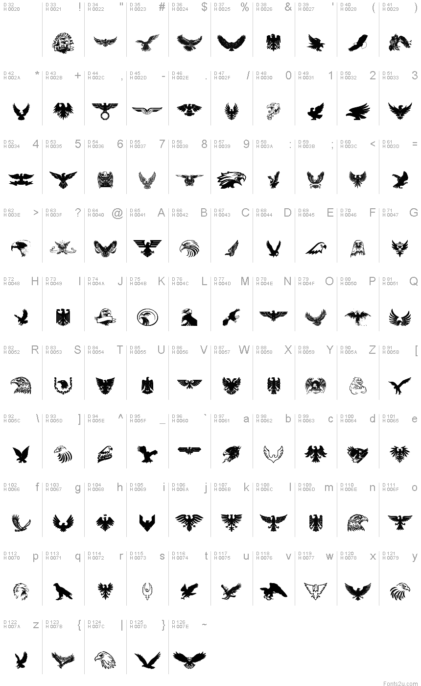 Eagle font