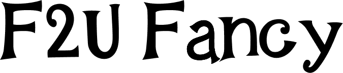F2U Fancy Bold font