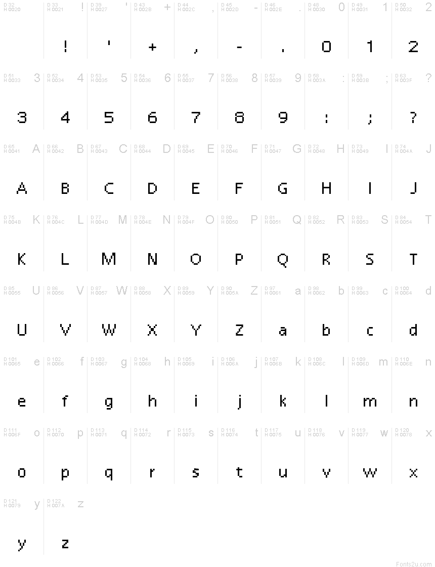 Final Fantasy Script Collection Final Fantasy VII font
