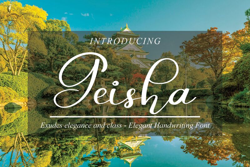 Geisha font