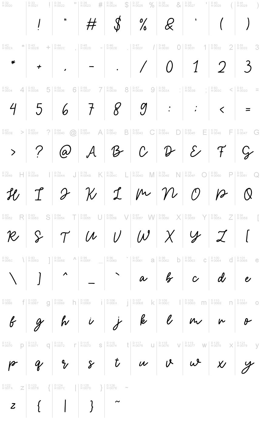 Magical Shiny Script font