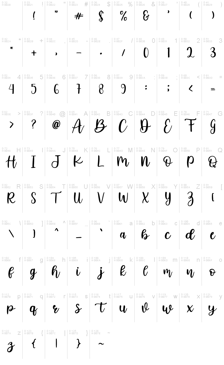 Mirabella font