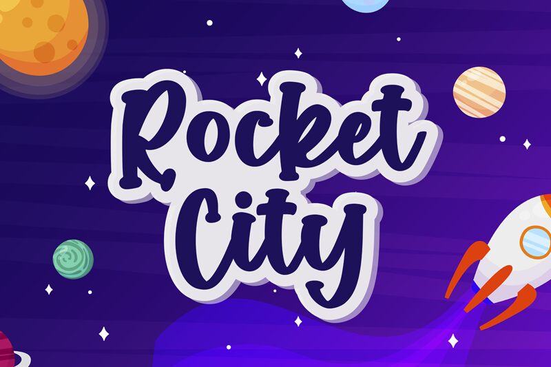 Rocket City font