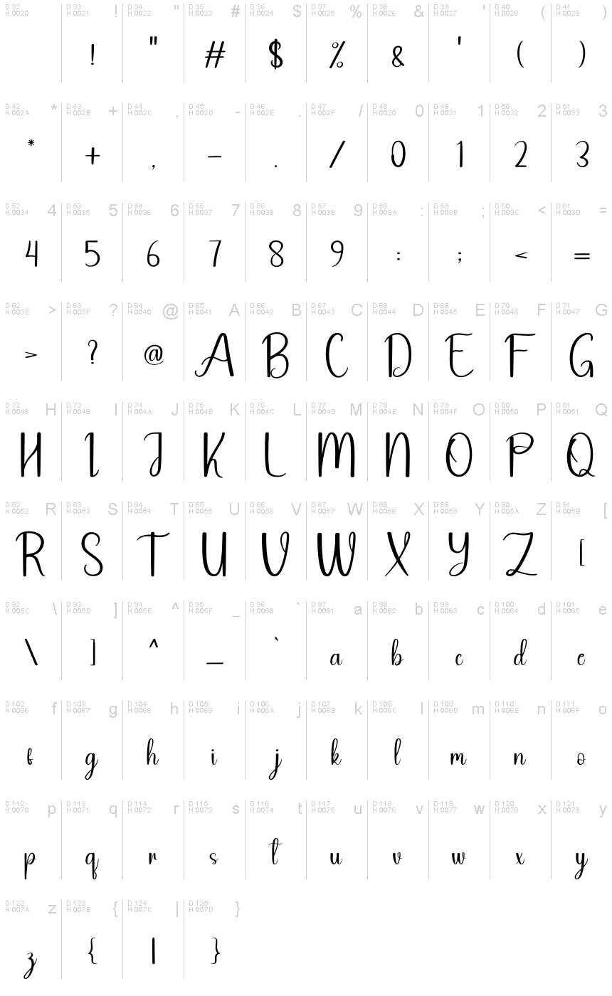 White Rope font