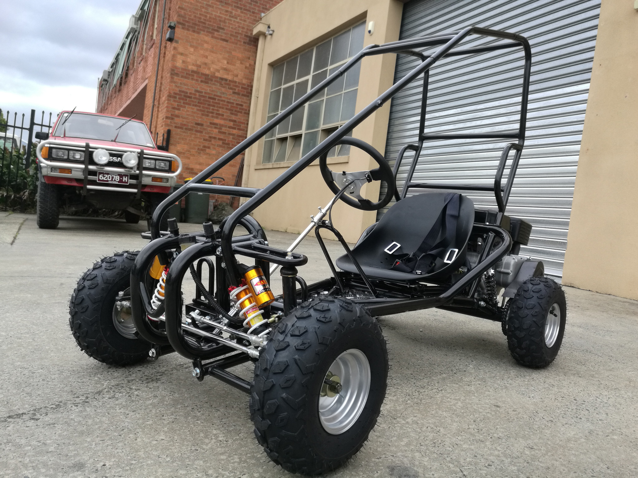 OFF ROAD BUGGY SINGLE SEAT ADULT TEENAGE 270CC ELEC/START LARGE 7 INCH