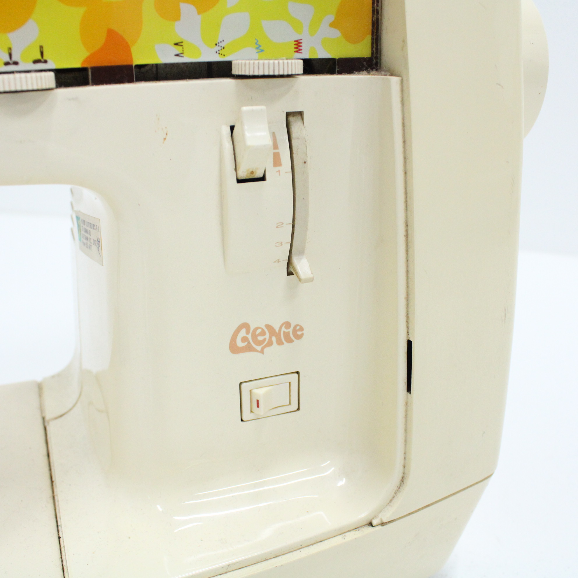 Singer Vintage Genie Portable Sewing Machine 1970s Model N0354 458 eBay