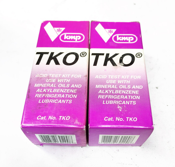 KMP Mineral Oil/Refrigerant Acid Testing Kit TKO [Lot of 2] NOS eBay