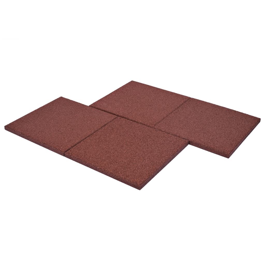 6 Pcs Rubber Mat Set Outdoor Walkway Patio Floor Protection Floor Tiles