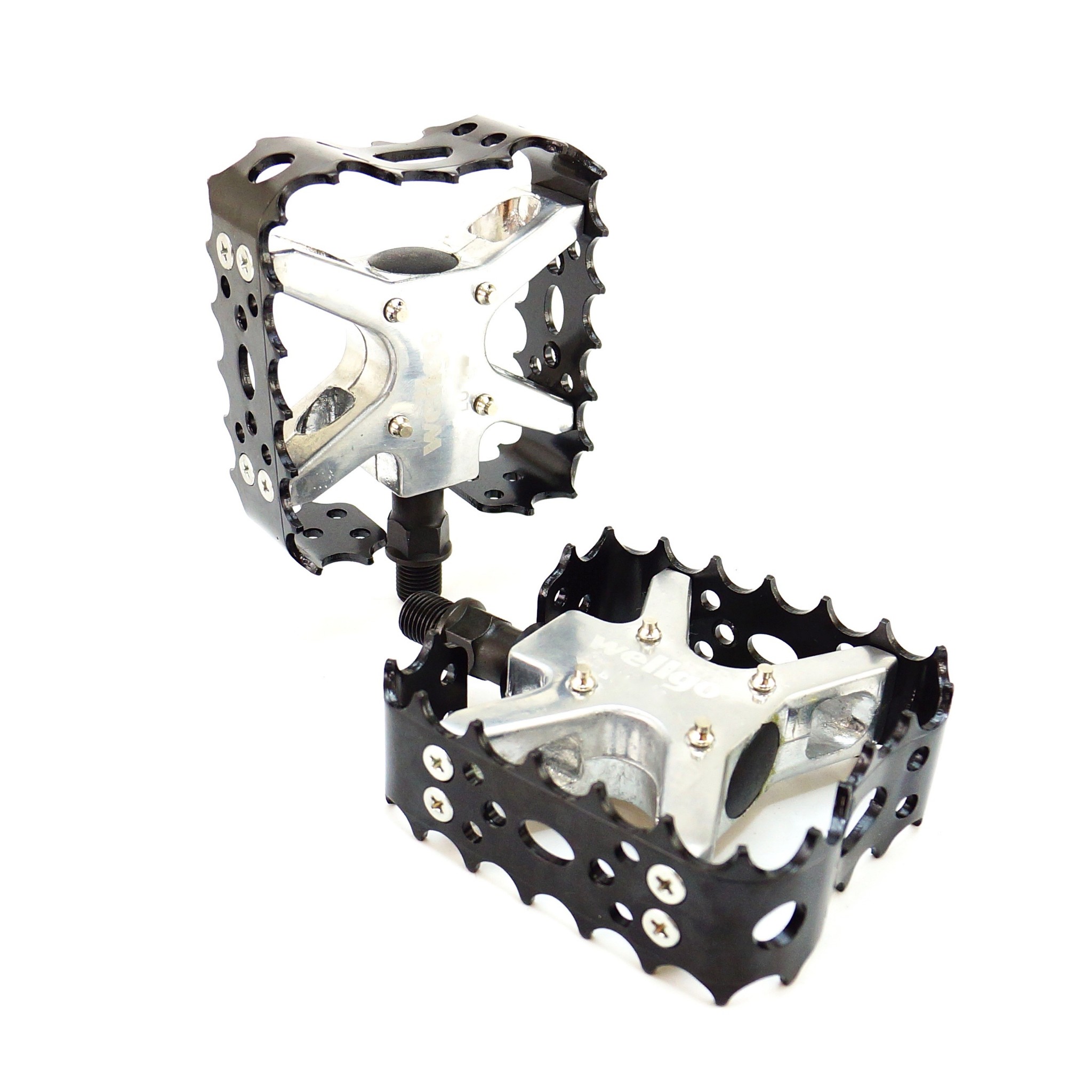 New Wellgo BMX MTB Bear Trap III Old school Bike Pedal 9/16" , 1/2