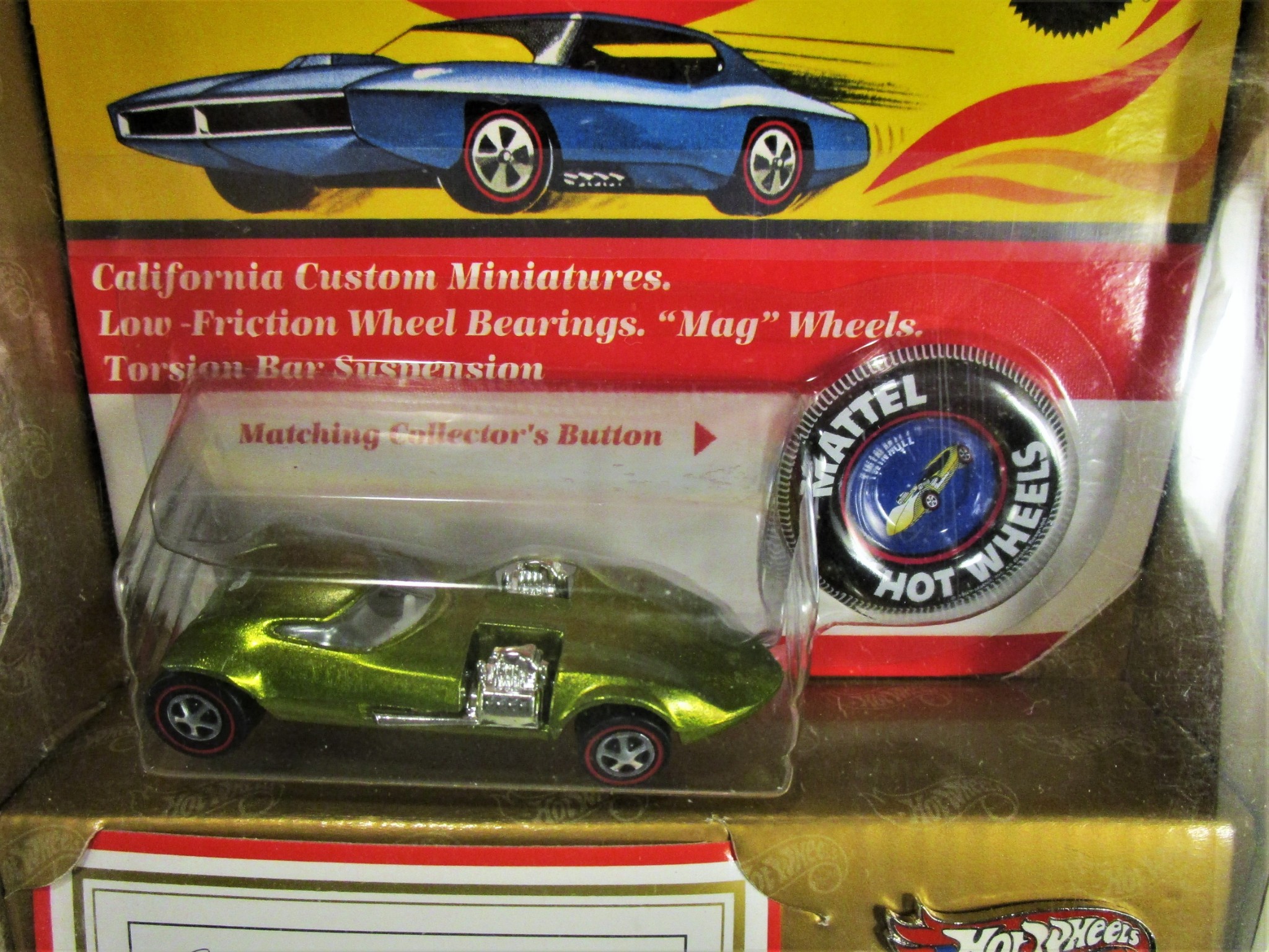 HOT WHEELS 1969 COMMEMORATIVE REPLICA TWIN MILL W/ BADGE & 30TH