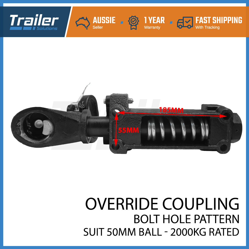 Hydraulic Override Trailer Coupling Master Cylinder & Brake Bracket