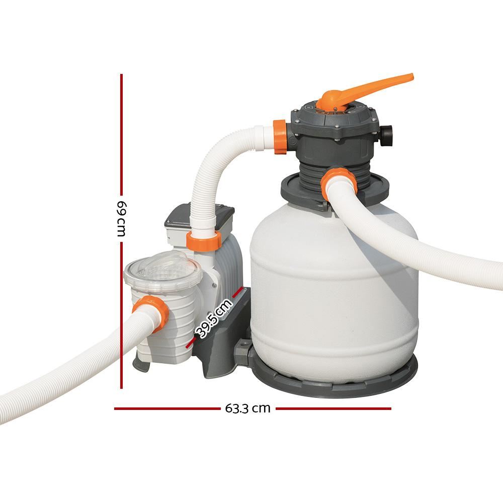 2000 GPH Swimming Above Ground Pool Cleaning Ecofriendly Flowclear