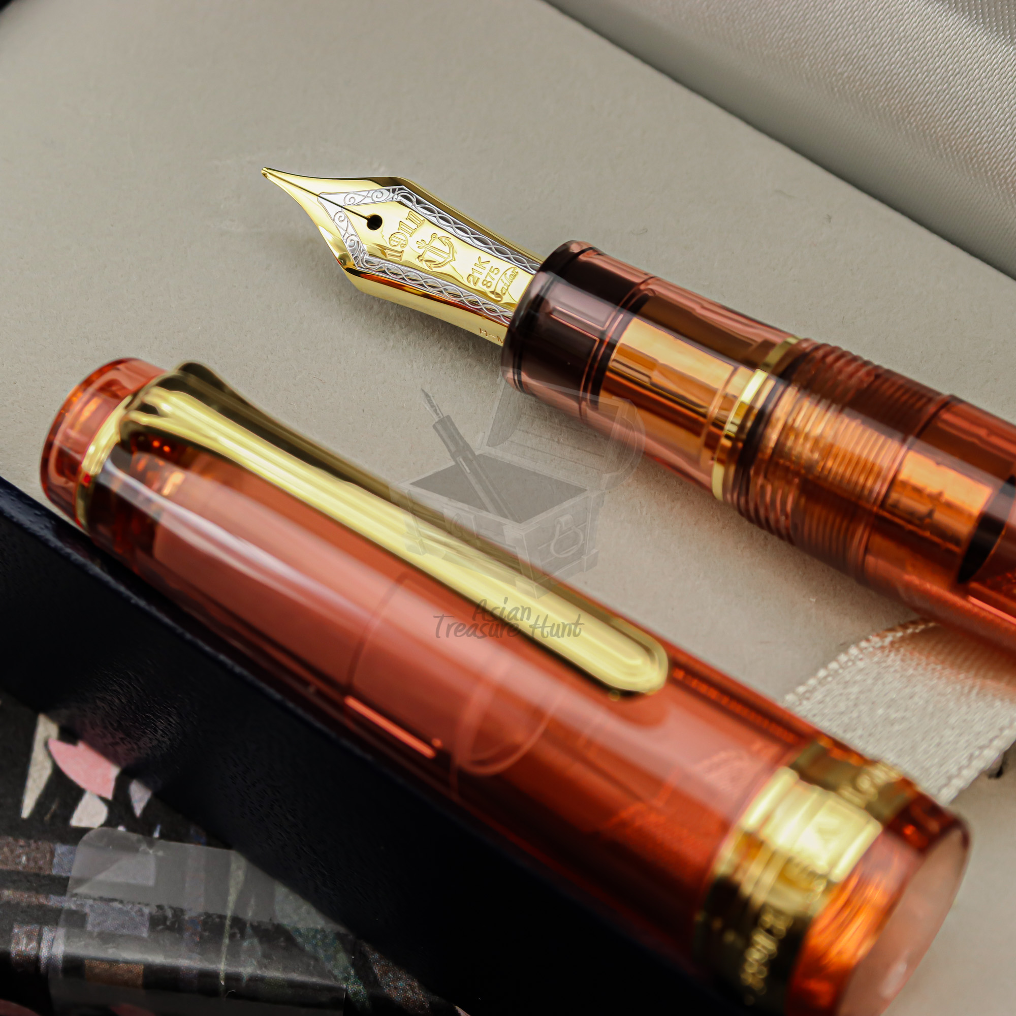 Wancher Sailor Japan Pro Gear Demonstrator Hawaiian Ripe Fountain Pen
