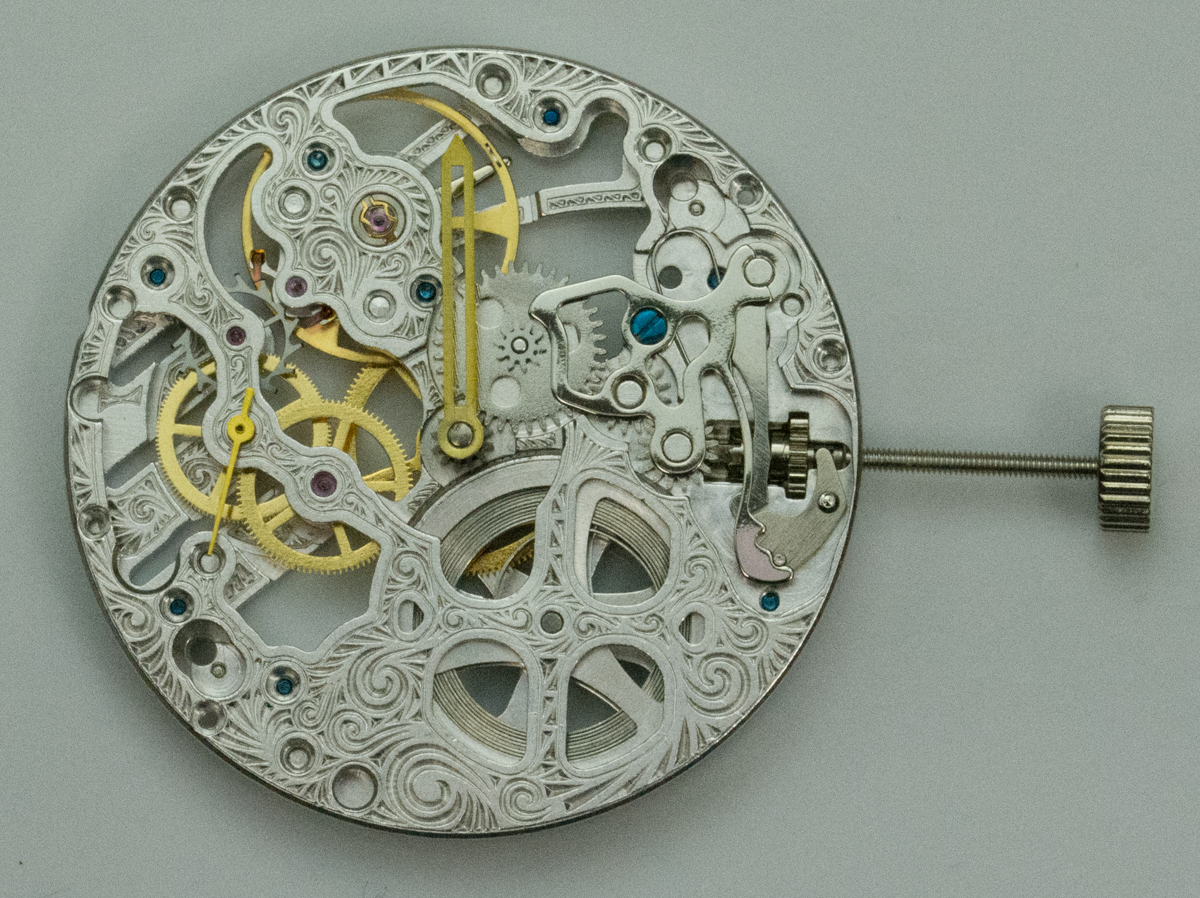 Watch Movement Seagull ST3600 Skeleton Mechanical Hand Wind ETA Unitas