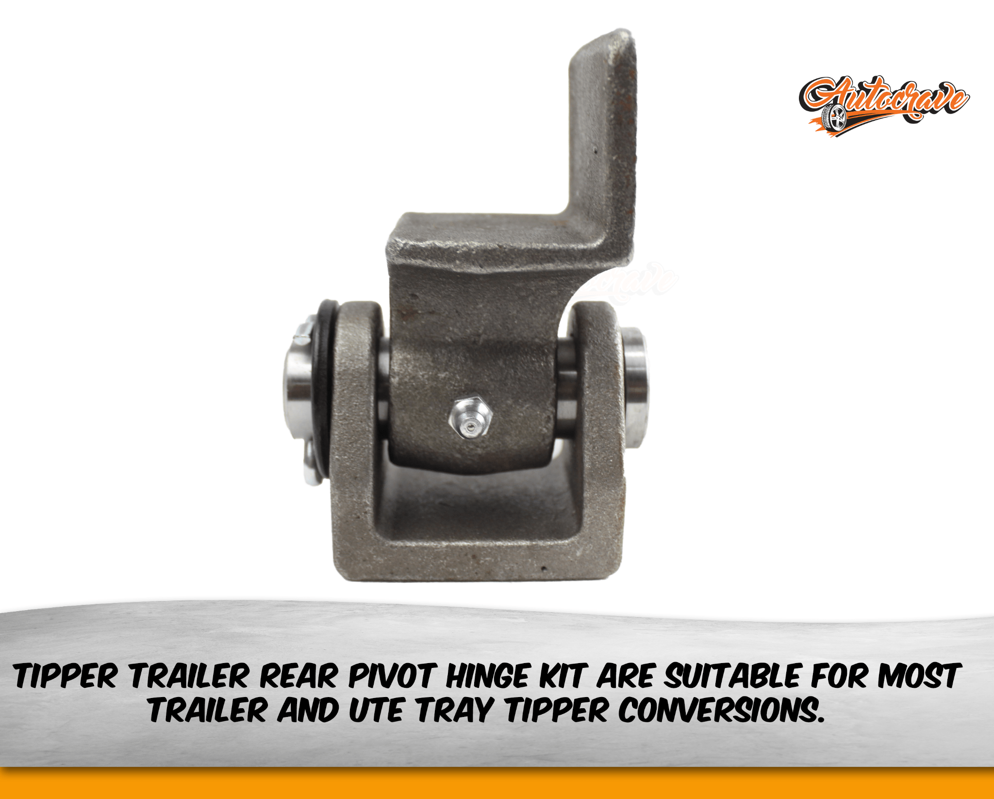 2x Hydraulic Tipper Trailer hinges Tipping Rear pivot hinge kit Ute