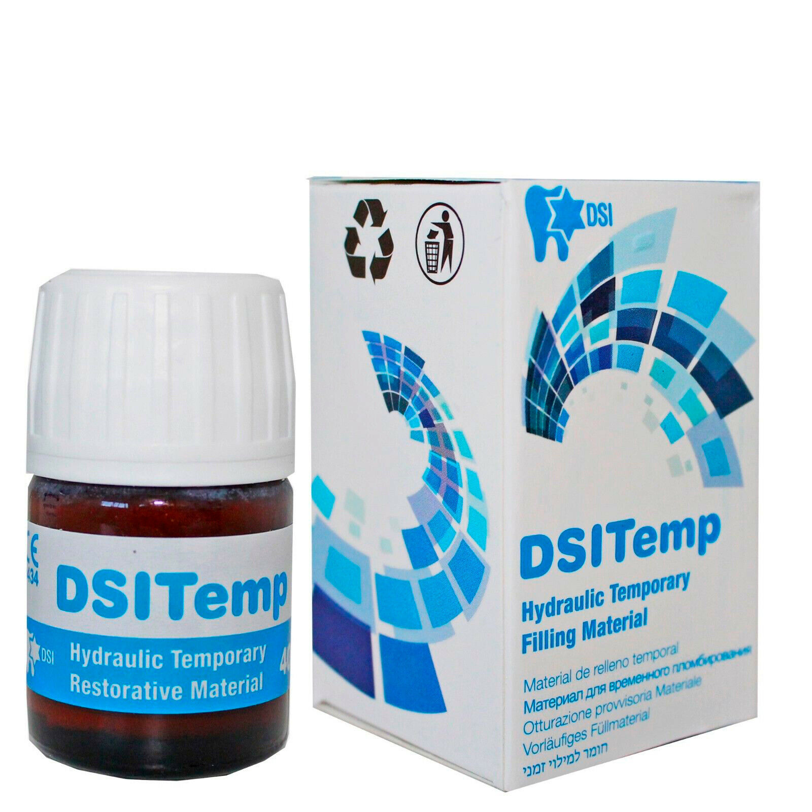 Temporary Dental Cavity Filling Material Jar 40g Home Use