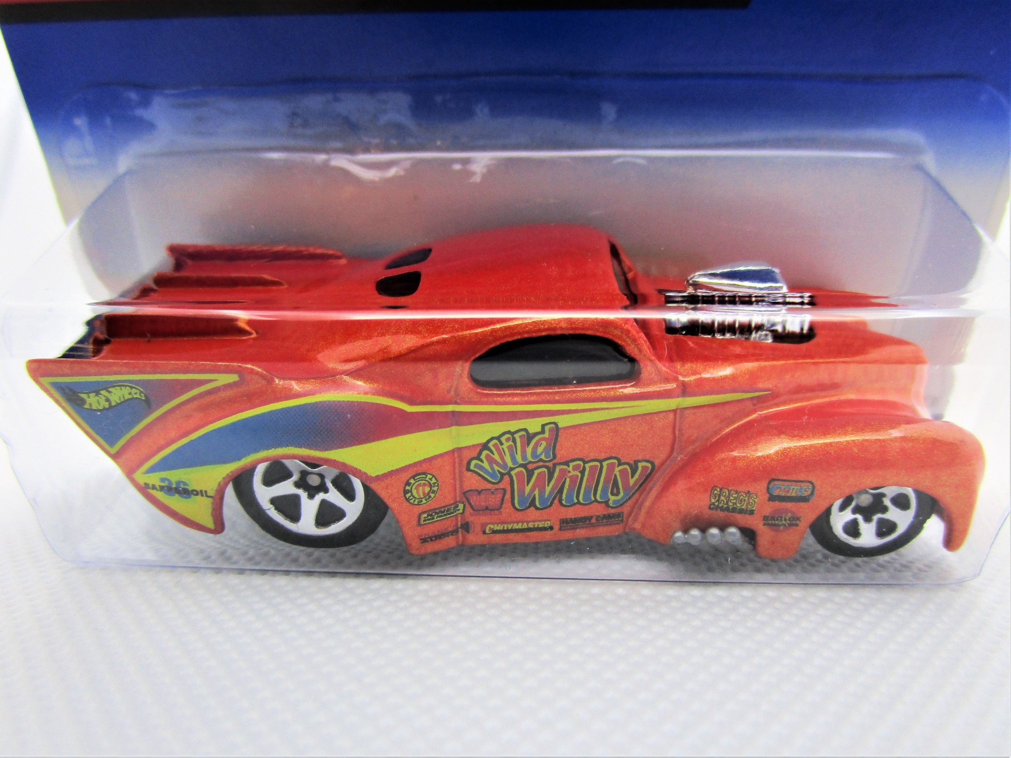 HOT WHEELS 1941 WILLYS COUPE DRAG RACE CAR FIRST EDITION NEW IN 2000