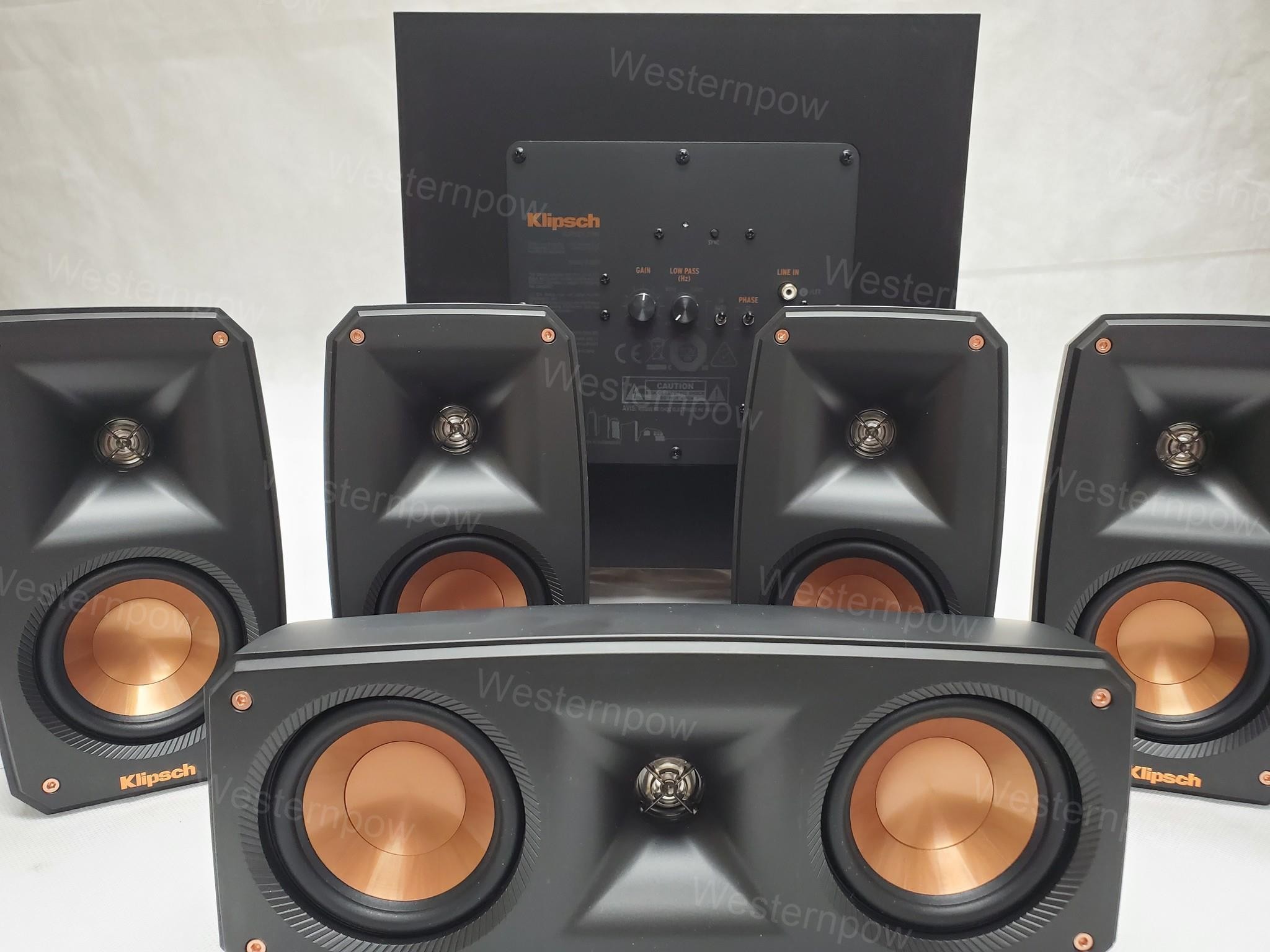 Klipsch Reference Theater Pack 5.1 CH Surround Sound System Speakers