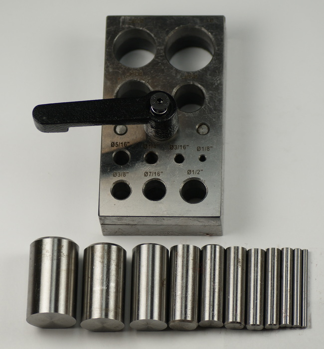 Circular punch disc adjustable jewellers cutter hole 11 punches tool