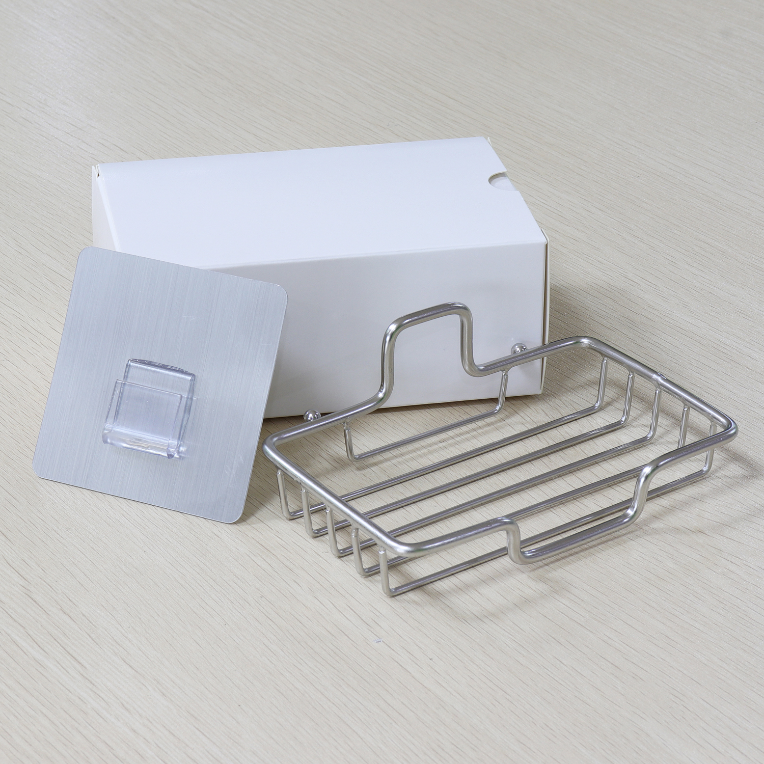 2 Pieces Soap Dish Suction Wall Holder Bathroom Shower Cup Sponge Dish