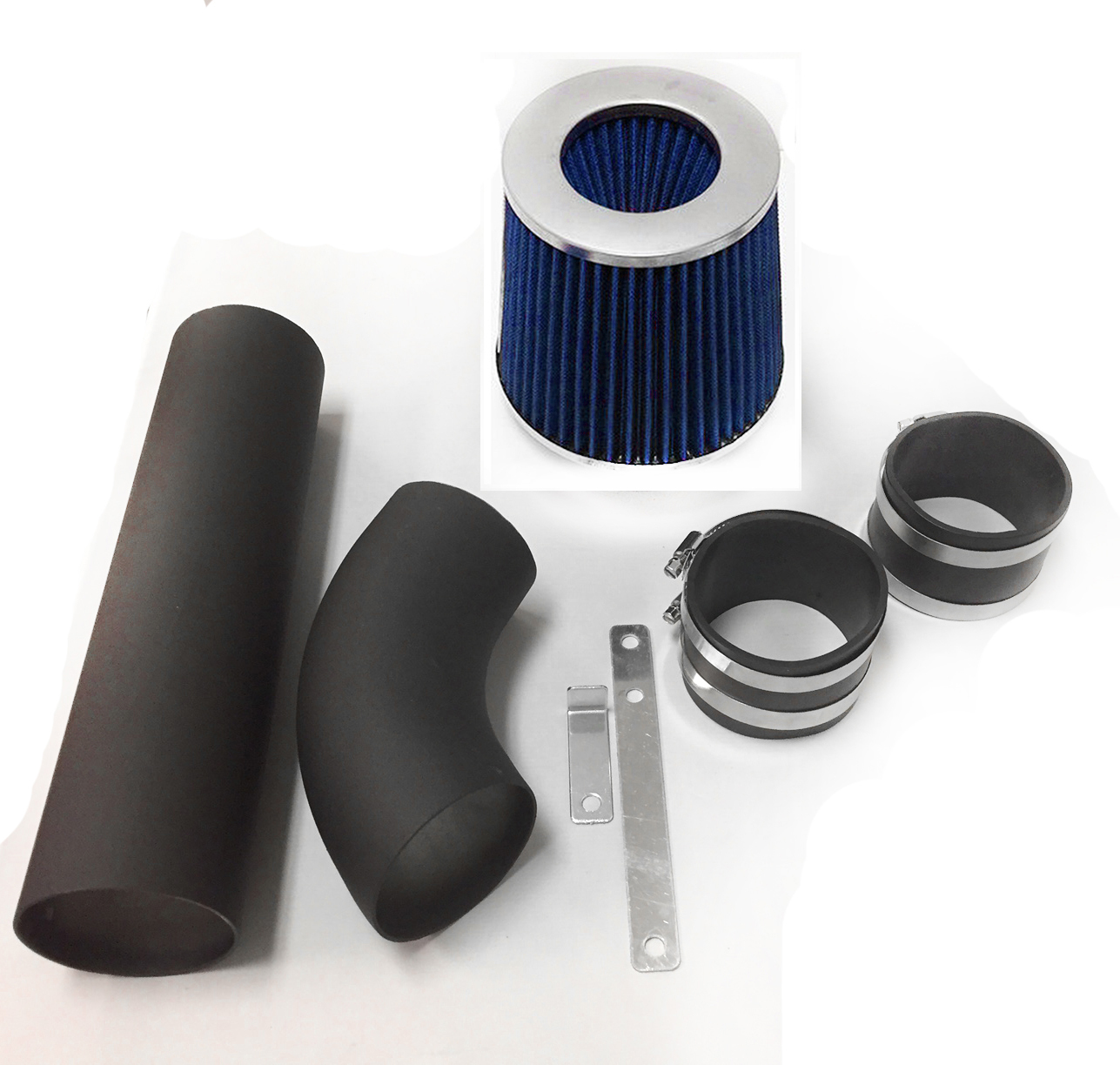 Coated Black Blue For 2PC 20042008 Acura TL 3.2L V6 Base Cold Air