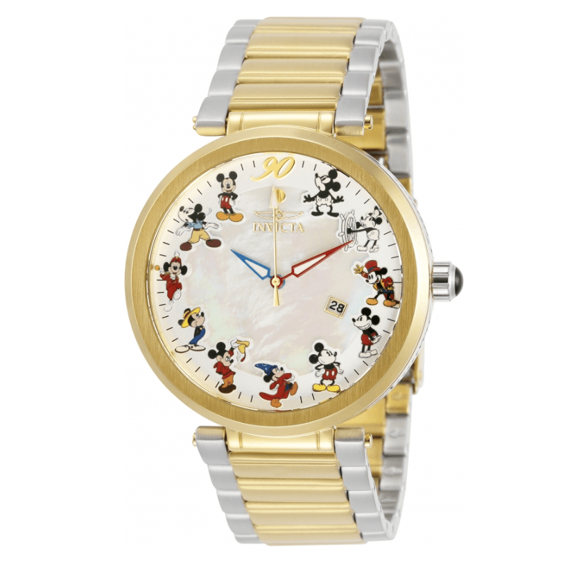 Invicta Disney 90th Anniversary Men's 45mm Limited Edition GoldTone