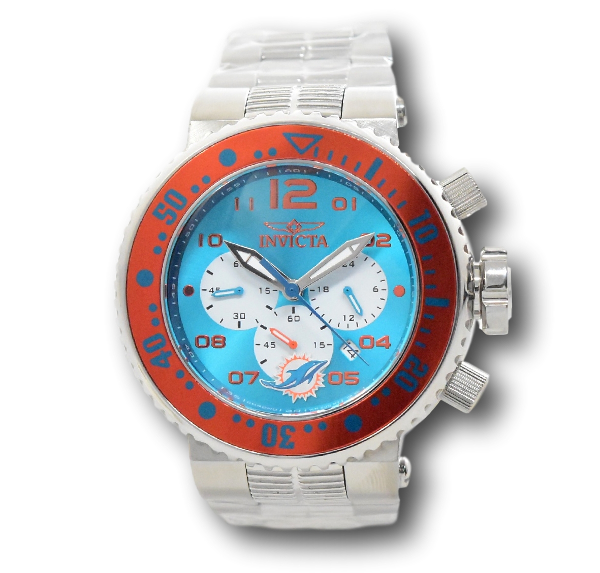Invicta NFL Miami Dolphins Grand Pro Diver Men's 52mm