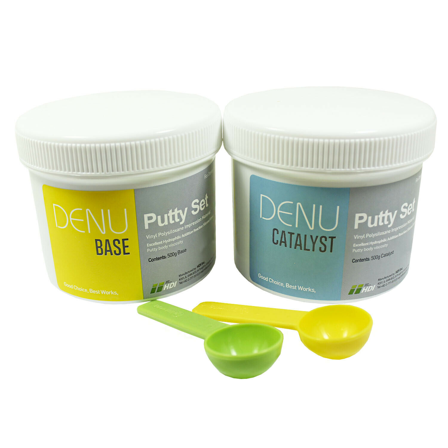 DENU Putty Set Polyvinyl siloxane Dental Impression Material Base