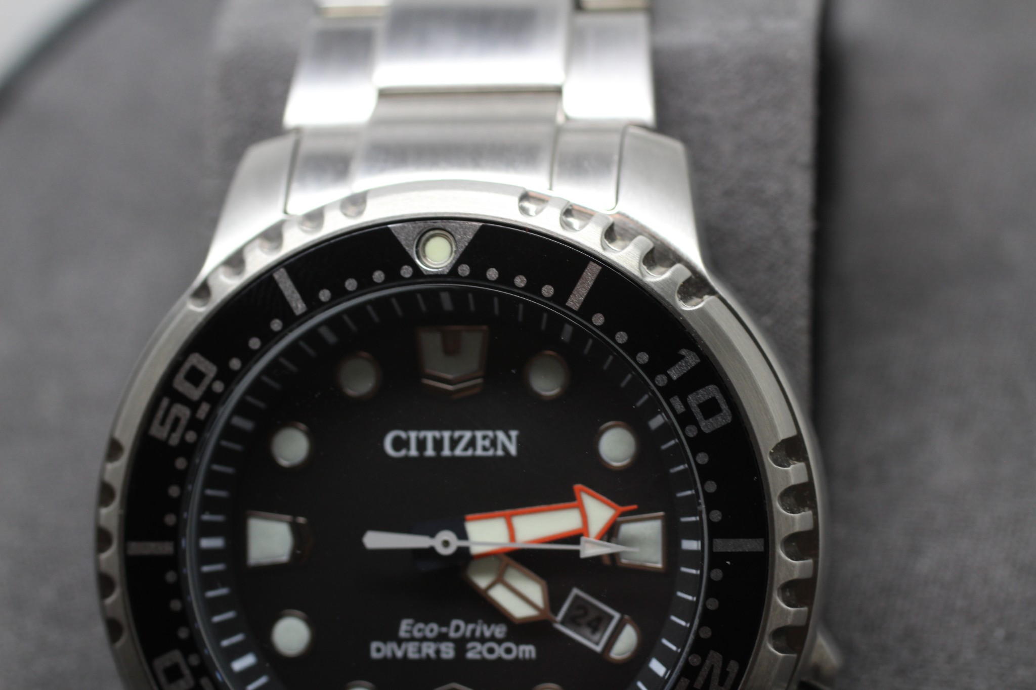 Citizen EcoDrive Stainless Steel Date GN4S Running with Box eBay