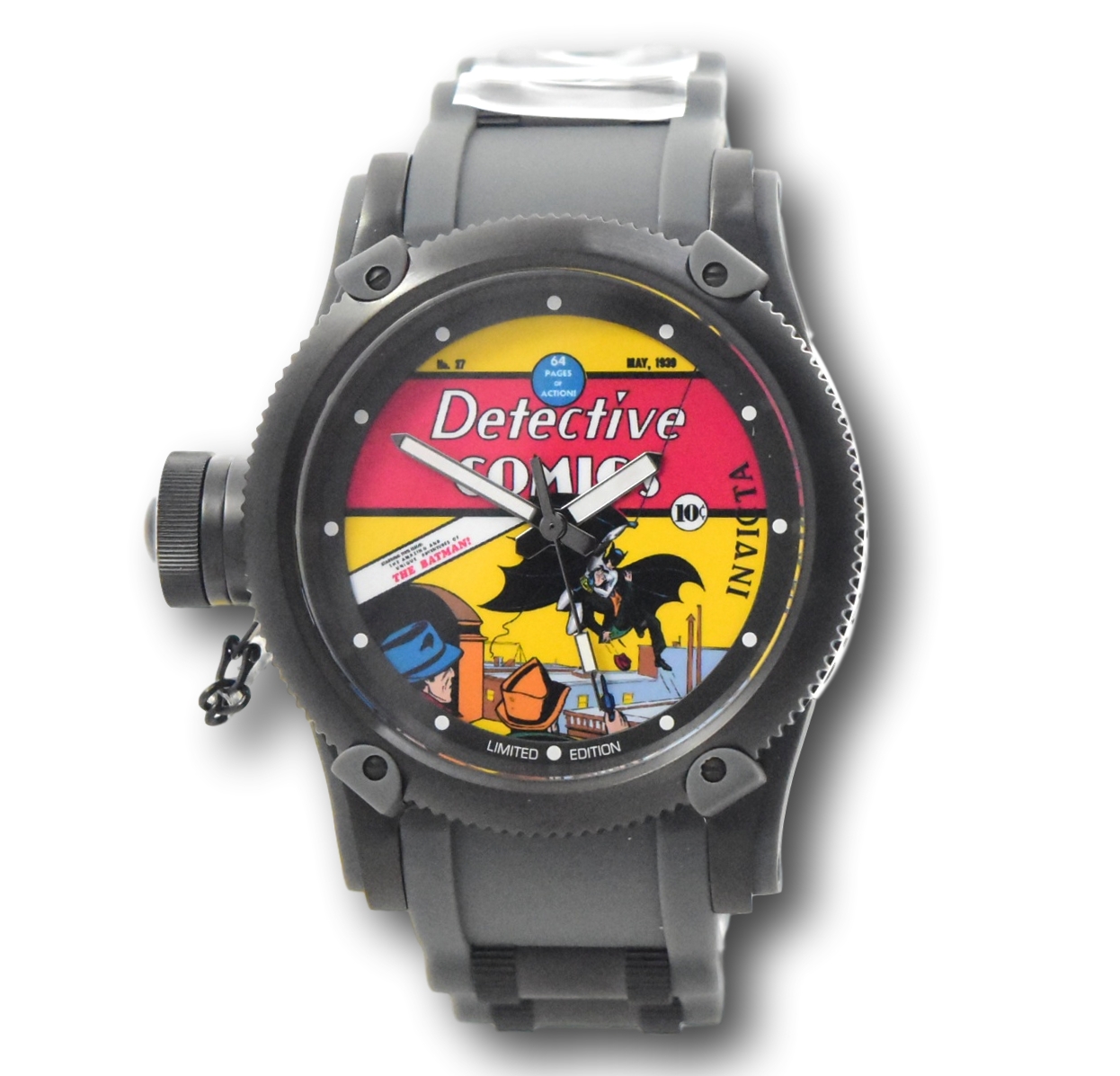 Invicta DC Comics Men's 52mm Batman Limited Edition Russian Diver Watch 29349 eBay