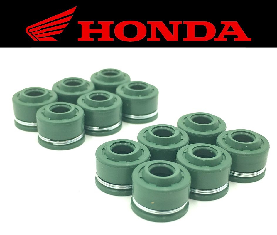 Set of (12) Intake & Exhaust Valve Stem Seals Honda (See Fitment Chart