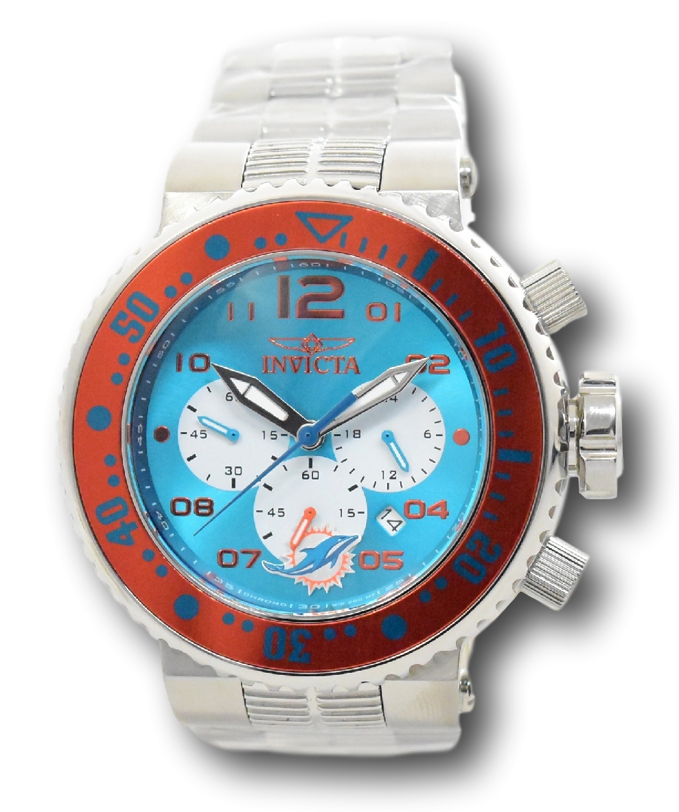 Invicta NFL Miami Dolphins Grand Pro Diver Men's 52mm