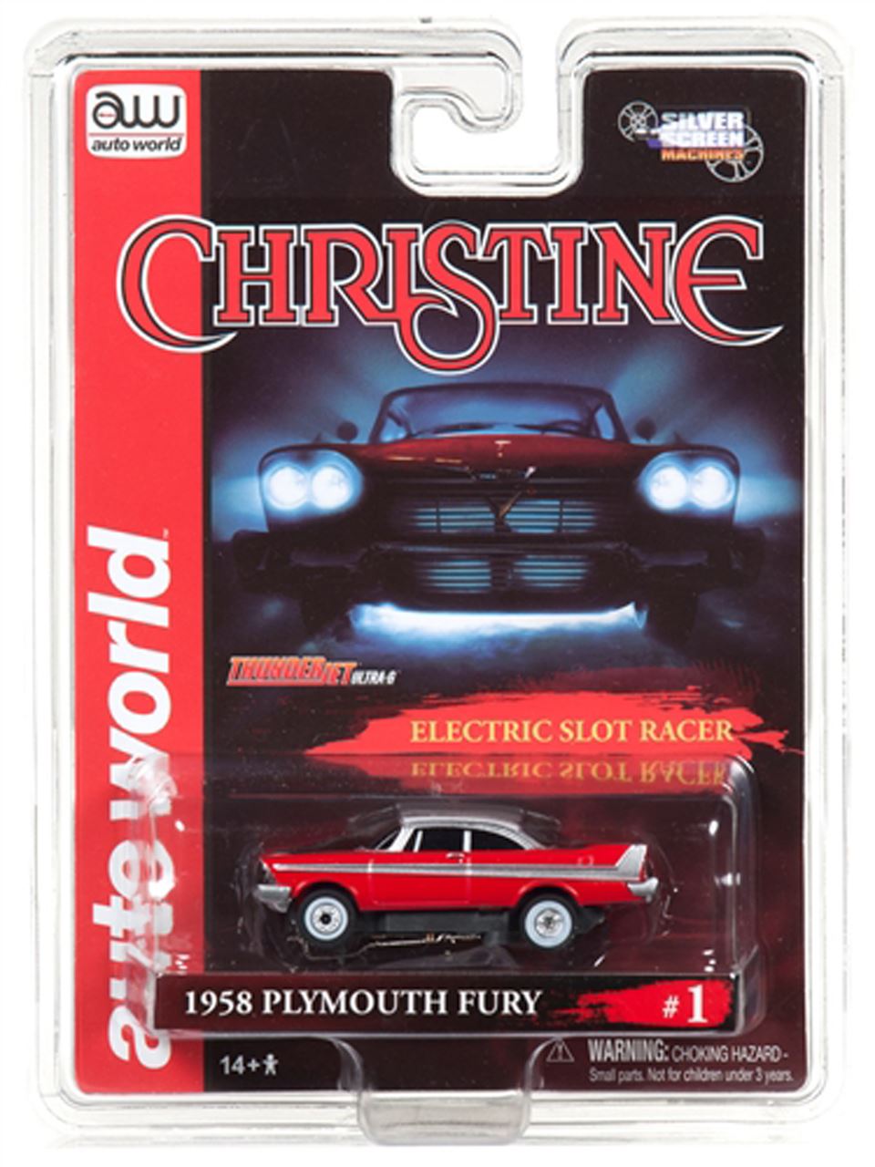 AUTO WORLD SC330 Thunderjet UltraG Christine 1958 Plymouth Fury HO