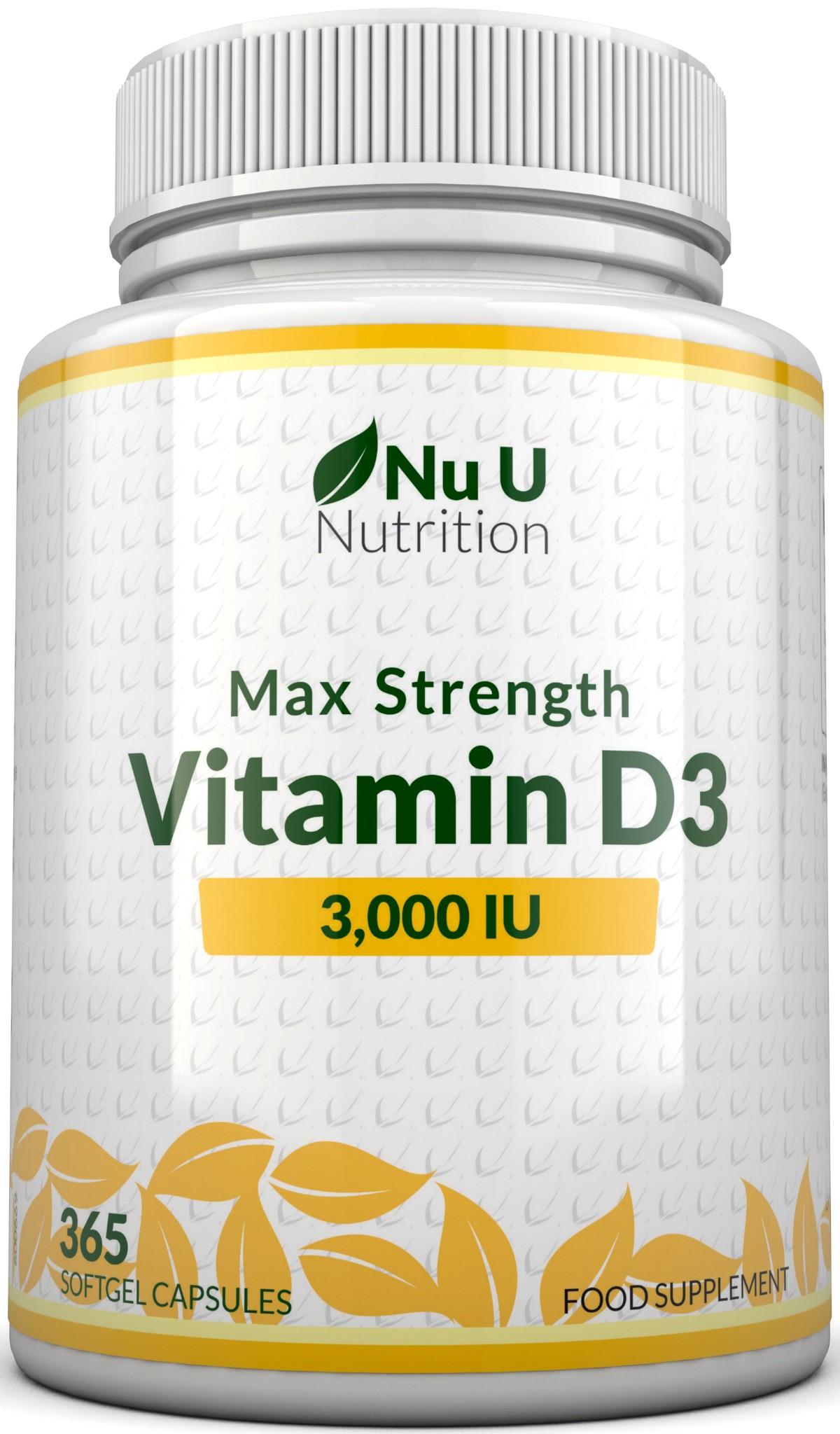 Vitamin d3 3,000 IU 365 Softgels, 1 Jahr 3000iu Dreifach Stärke hohe